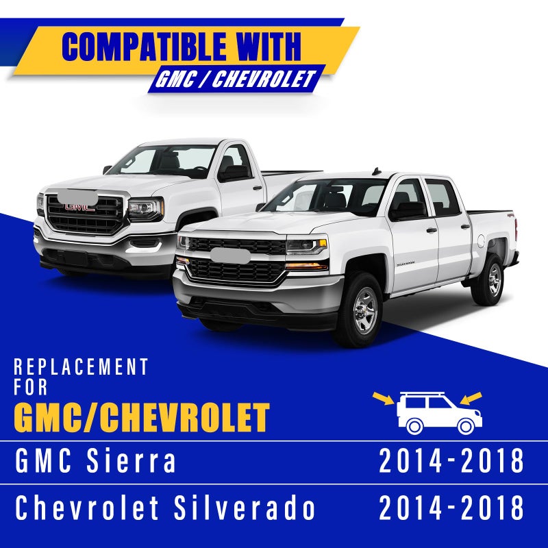 Rooppa 2 wipers Factory Replacement for 2014-2018 Chevy Chevrolet Silverado GMC Sierra Original Equipment Replacement Front Wiper Blades - 22"/22" (Set of 2) Top Lock - Image 5